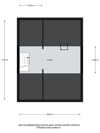 Floorplan - Westerzate 17, 3752 GA Bunschoten-Spakenburg